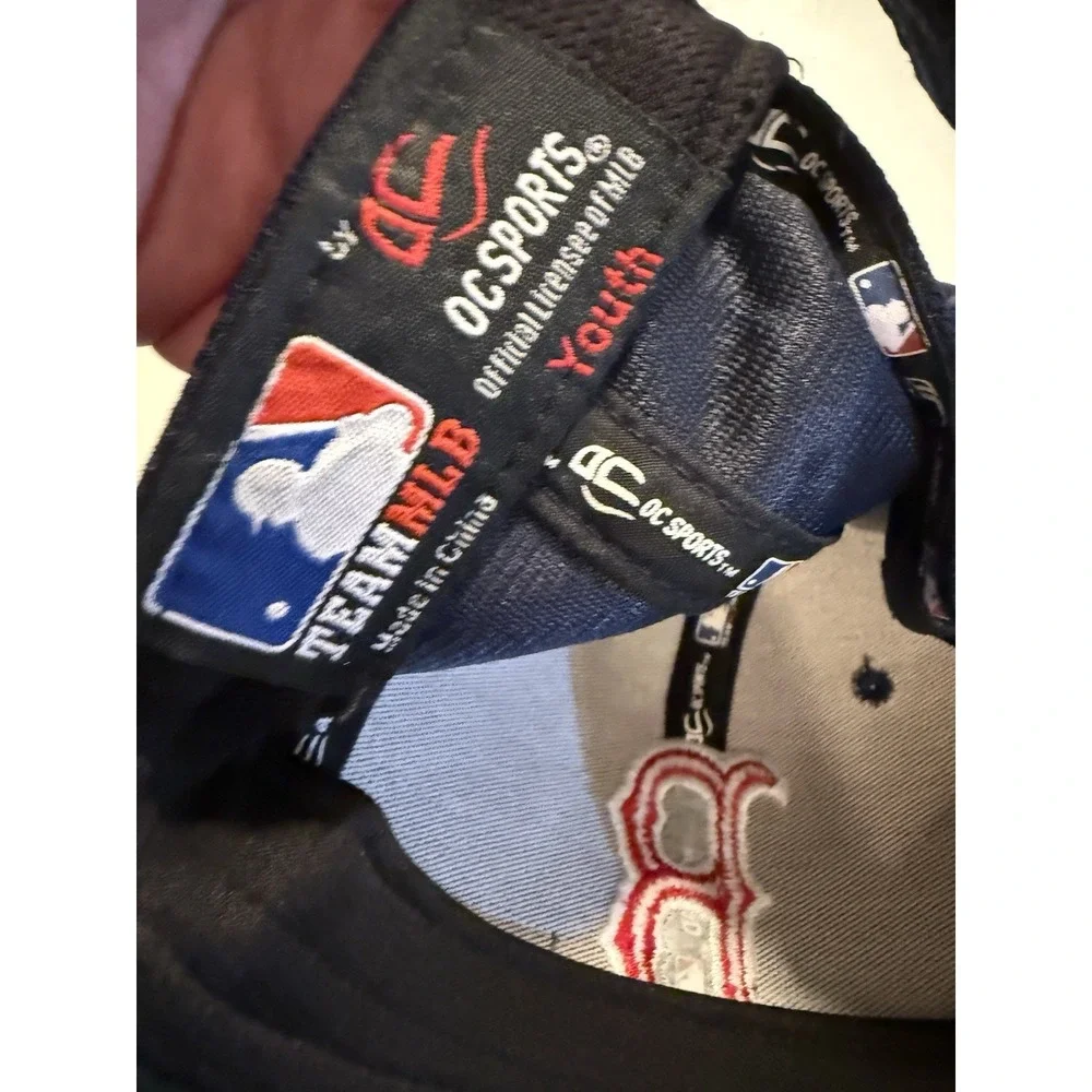 Boston Red Sox OC Sports Adjustable Youth Baseball Cap‎ Blue Hat Official MLB